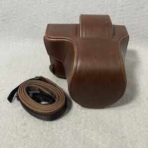 MegaGear Ever Ready Leather Camera Case For Olympus OM-D E-M10 Mark II E-M10